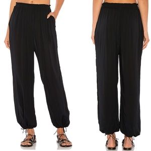 Seafolly voile Jeanie pants in black